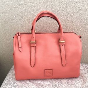 Dooney & Bourke Florentine Olivia Satchel / Salmon * RARE *